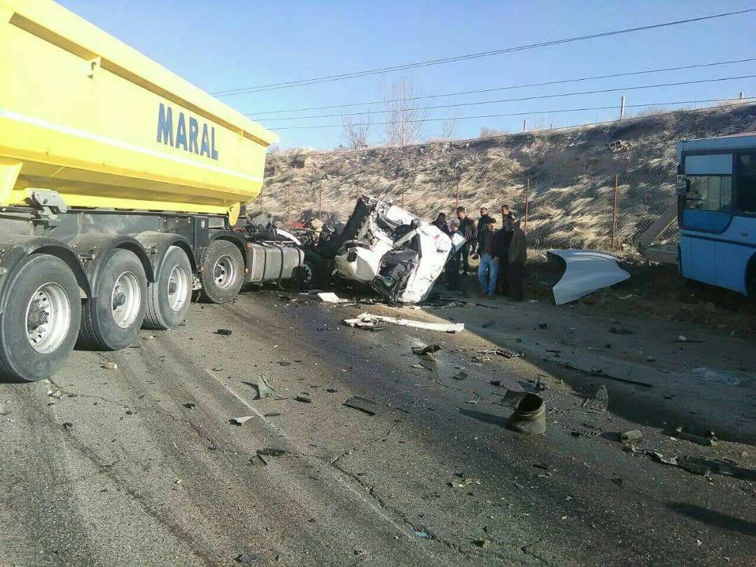 حادثه جاده نازلو منجر به مصدومیت شش نفر شد