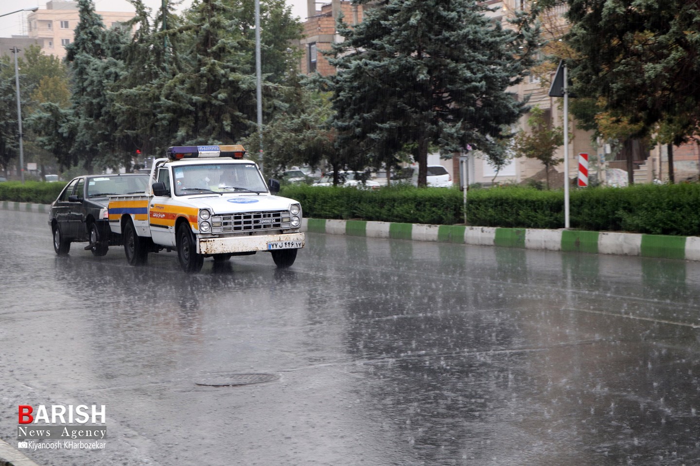 بارش شدید باران در ارومیه