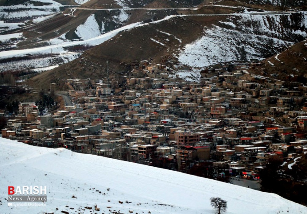 طبیعت زیبای برفی ارومیه در قاب باریش