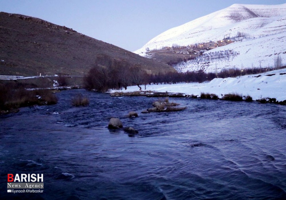 طبیعت زیبای برفی ارومیه در قاب باریش