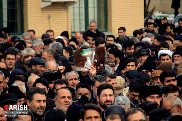 راهپیمایی مردم ارومیه در حمایت از اقتدار نظام جمهوری اسلامی