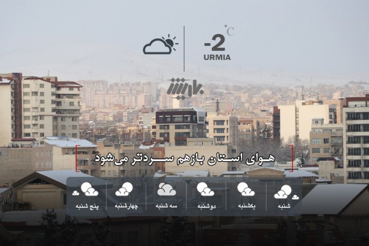 هوای استان بازهم سردتر میشود