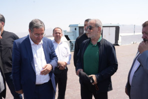 بازدید رئیس جمهور از دریاچه ارومیه بازدید رئیس جمهور از دریاچه ارومیه
